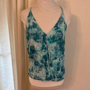 Young Fabulous & Broke Teal Tie-Dye tank top cami